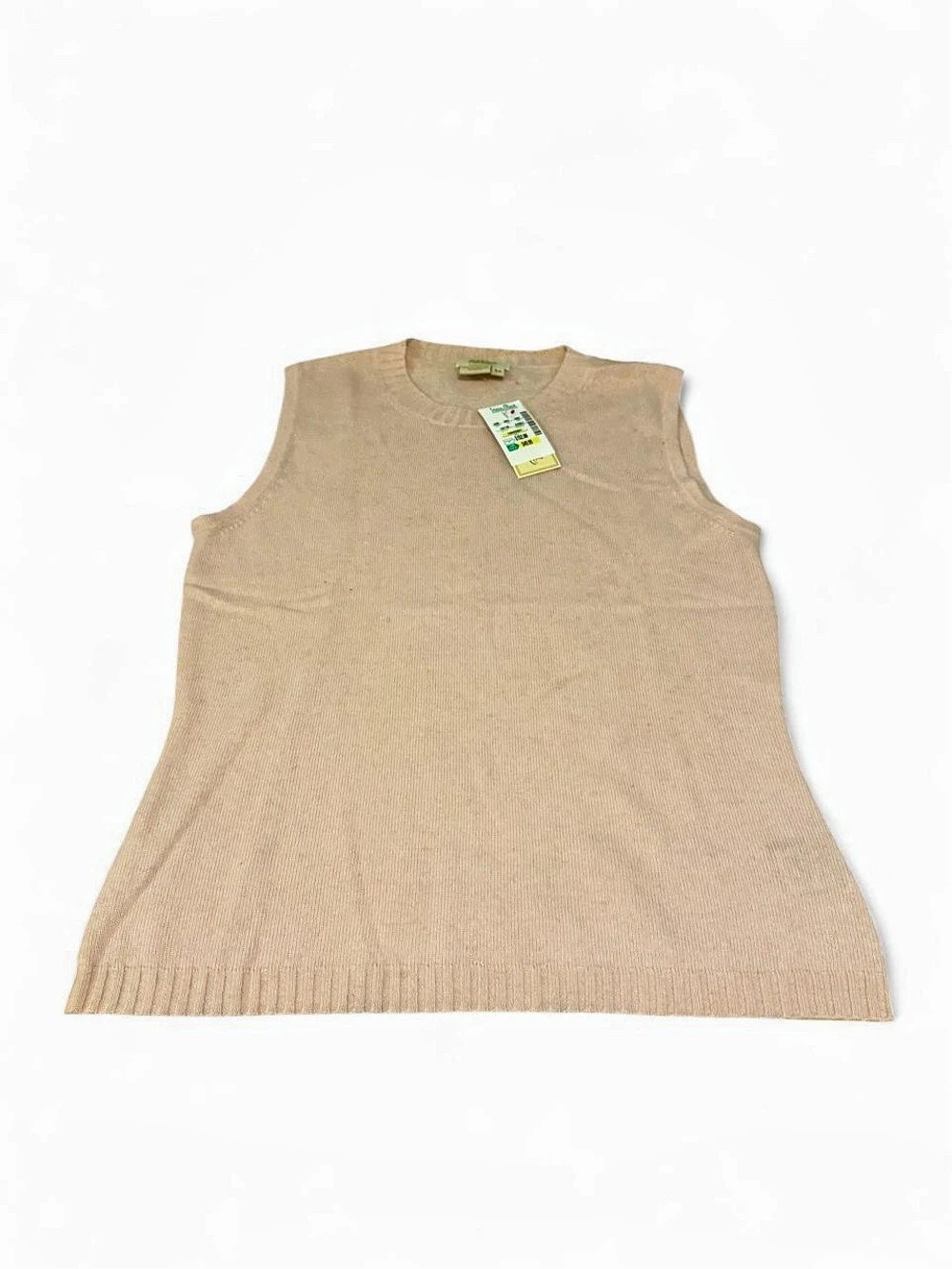 Peck & Peck Cashmere Sweater in Baby Pink, Medium NWT